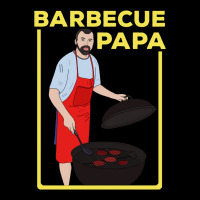 Barbecue Papa Quote Men's 3/4 Sleeve Pajama Set | Artistshot