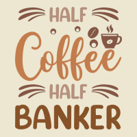 Half Coffee Half Banker Funny Banker Inspirational Cropped Hoodie | Artistshot