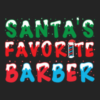 Santas Favorite Barber Christmas Holiday Gift Gift 3/4 Sleeve Shirt | Artistshot