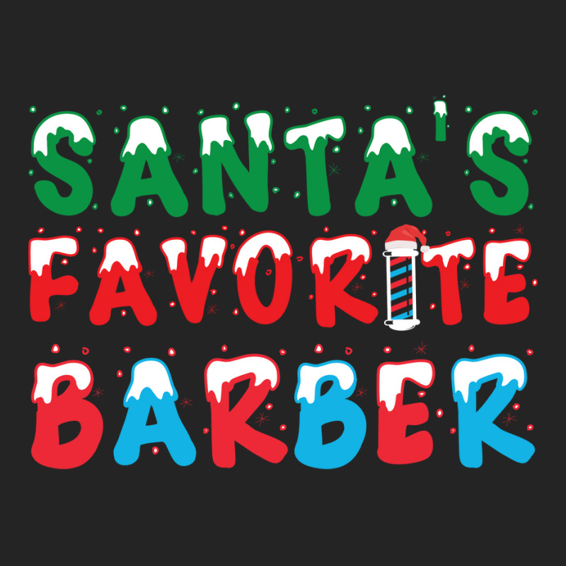 Santas Favorite Barber Christmas Holiday Gift Gift 3/4 Sleeve Shirt | Artistshot