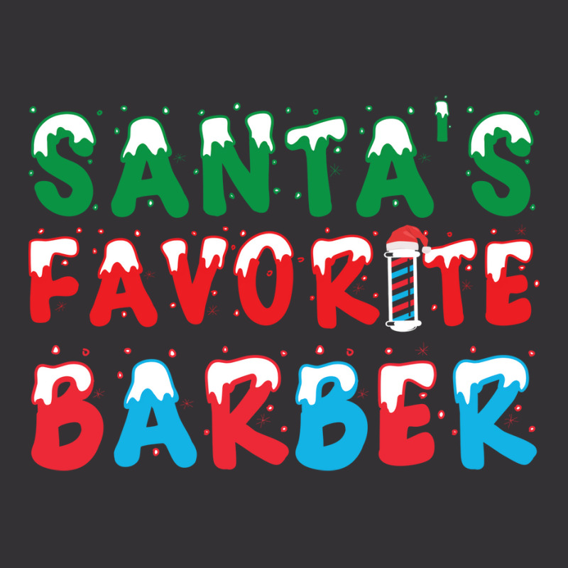 Santas Favorite Barber Christmas Holiday Gift Gift Vintage Hoodie | Artistshot