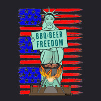 Bbq Beer Freedom Liberty Trending Unisex Sherpa-lined Denim Jacket | Artistshot