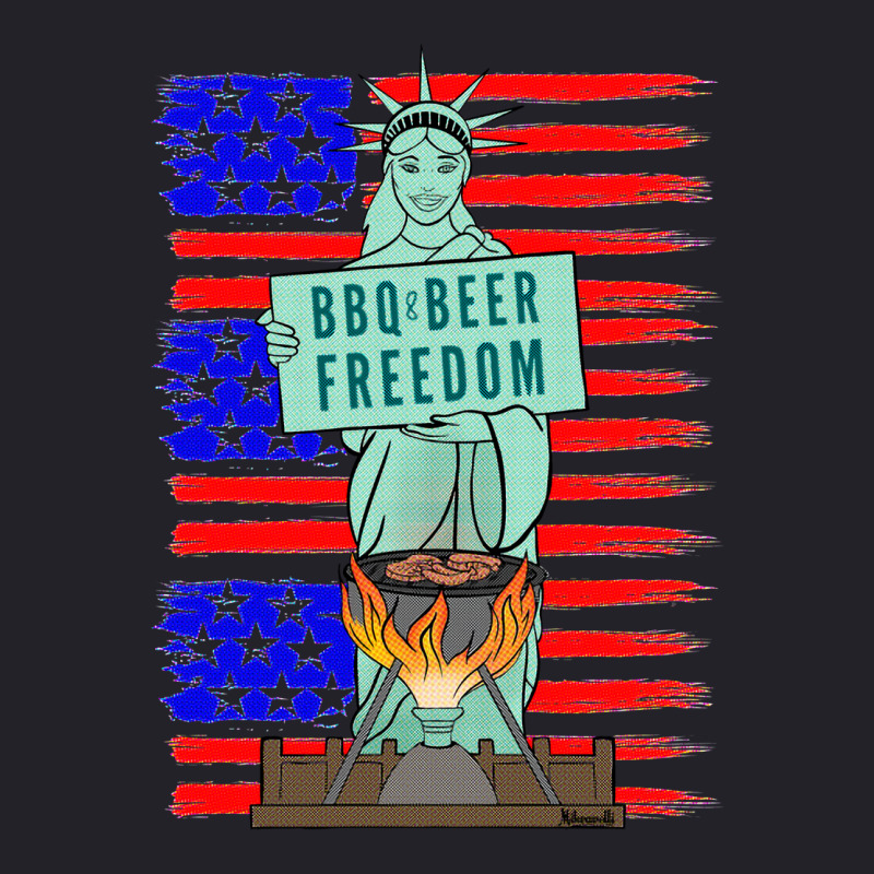 Bbq Beer Freedom Liberty Trending Unisex Sherpa-Lined Denim Jacket by strosesimonsf | Artistshot