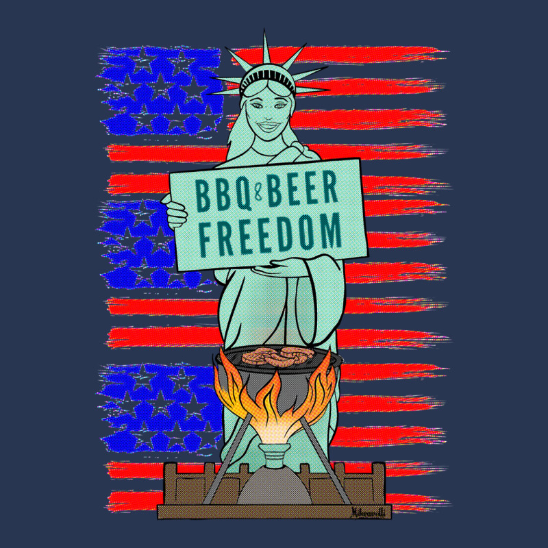 Bbq Beer Freedom Liberty Trending Men Denim Jacket by strosesimonsf | Artistshot