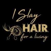 Hairdresser  I Slay Hair For A Living Hairstylist Men's Long Sleeve Pajama Set | Artistshot