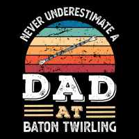 Funny Dad At Baton Twirling Fathers Day Gift Men N V-neck Tee | Artistshot