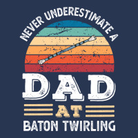 Funny Dad At Baton Twirling Fathers Day Gift Men N Men Denim Jacket | Artistshot