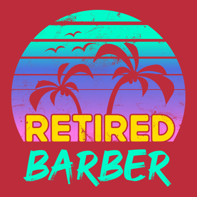 Retired Barber Retirement Gift Retro Retro Pocket T-shirt | Artistshot