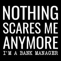 Nothing Scares Me Anymore Im A Bank Manager Nostal Cropped Hoodie | Artistshot