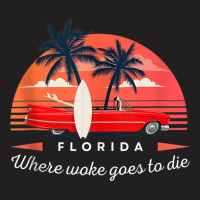 Florida Is Where Woke Goes To Die Tank Top T-shirt | Artistshot