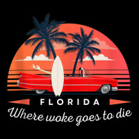 Florida Is Where Woke Goes To Die Tank Top Graphic T-shirt | Artistshot