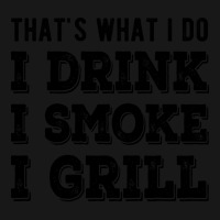 I Drink I Smoke I Grill Texas Bbq Design For Him G Flannel Shirt | Artistshot