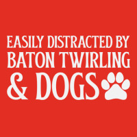 Easily Distracted Red Graphic T-shirt | Artistshot