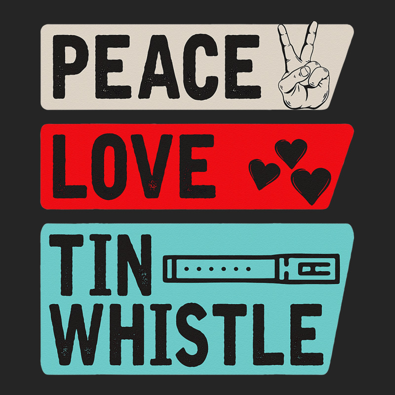 Peace Love Tin Whistle Instrument Music Irish Unisex Hoodie by lauUPTEES | Artistshot