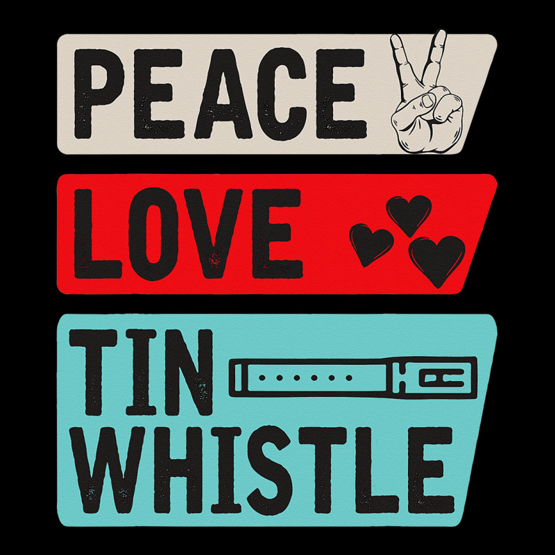 Peace Love Tin Whistle Instrument Music Irish Maternity Scoop Neck T-shirt by lauUPTEES | Artistshot