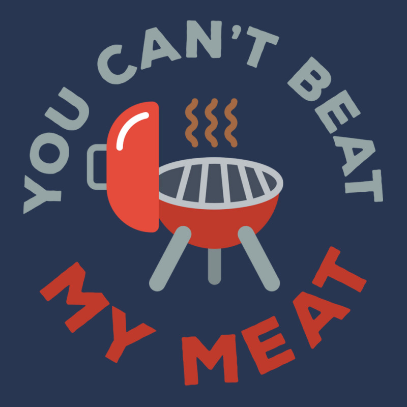 Funny Bbq You Cant Beat My Meat Grill Barbecue Hip Men Denim Jacket by strosesimonsf | Artistshot