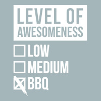 Funny Level Of Awesomeness Low Medium Gift Bbq Bar Unisex Sherpa-lined Denim Jacket | Artistshot