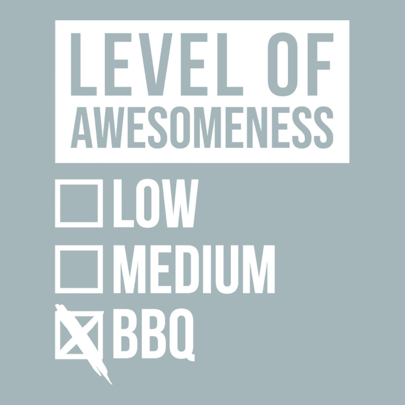 Funny Level Of Awesomeness Low Medium Gift Bbq Bar Unisex Sherpa-Lined Denim Jacket by strosesimonsf | Artistshot