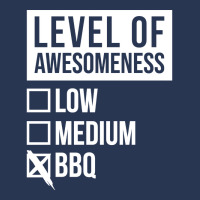 Funny Level Of Awesomeness Low Medium Gift Bbq Bar Men Denim Jacket | Artistshot