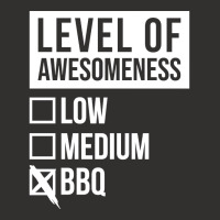 Funny Level Of Awesomeness Low Medium Gift Bbq Bar Champion Hoodie | Artistshot