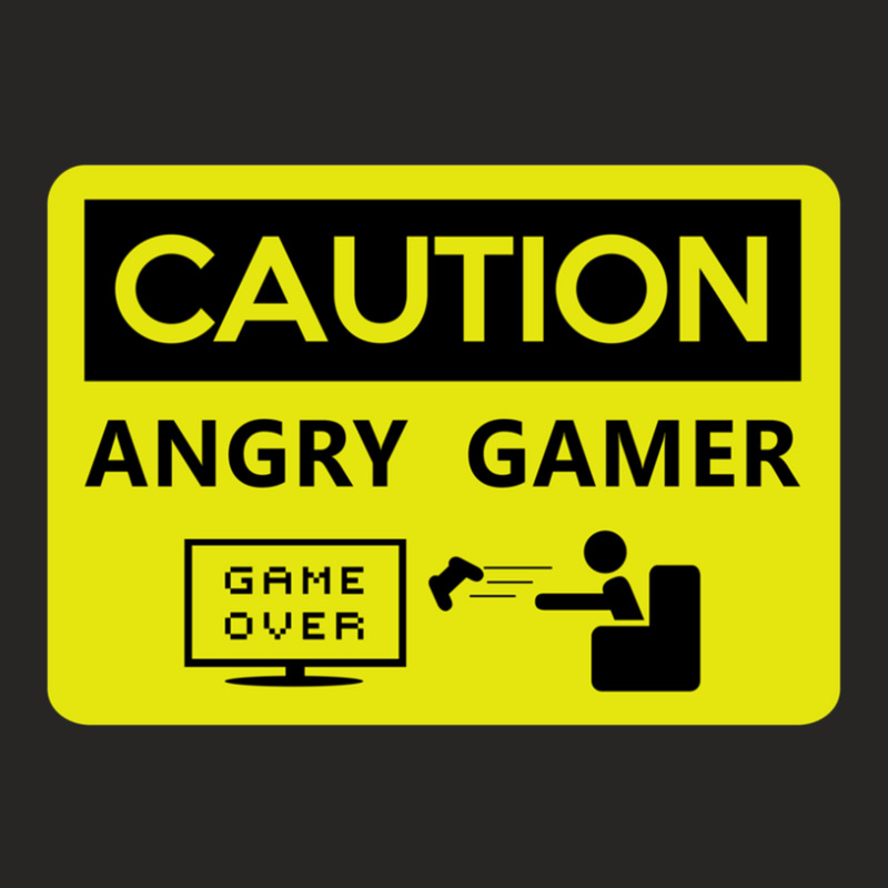 Game Over Caution Angry Gamer Ladies Fitted T-Shirt by OraliaGilmore | Artistshot