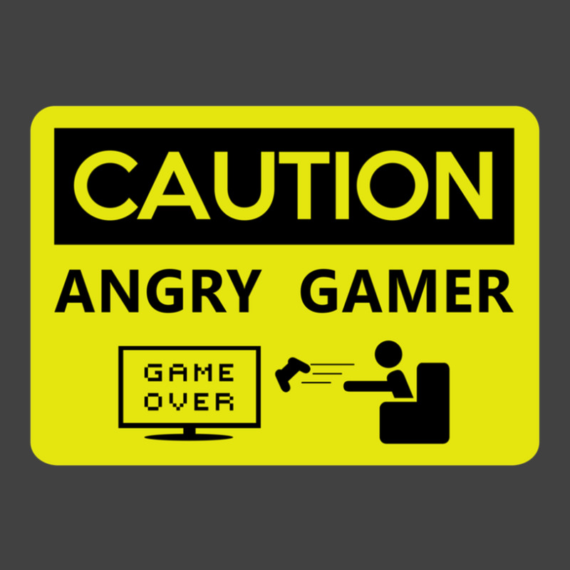 Game Over Caution Angry Gamer Vintage T-Shirt by OraliaGilmore | Artistshot