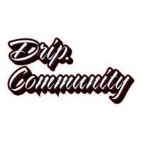 Drip Community (front) Shark (back) Premium T Shir Sticker | Artistshot