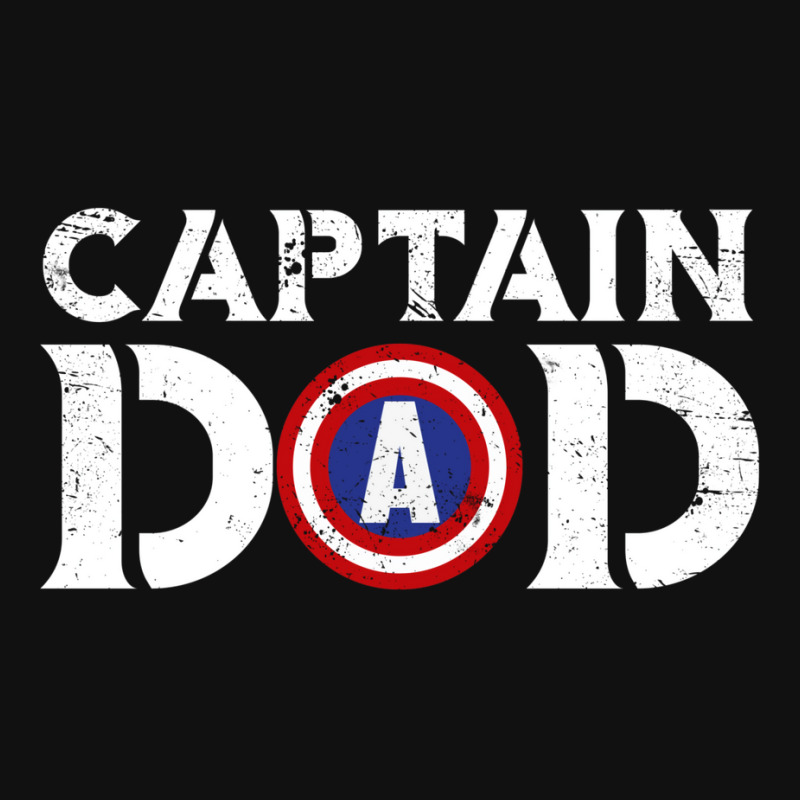 Captain Dad Fathers Shirt American Flag Graphic T-shirt | Artistshot