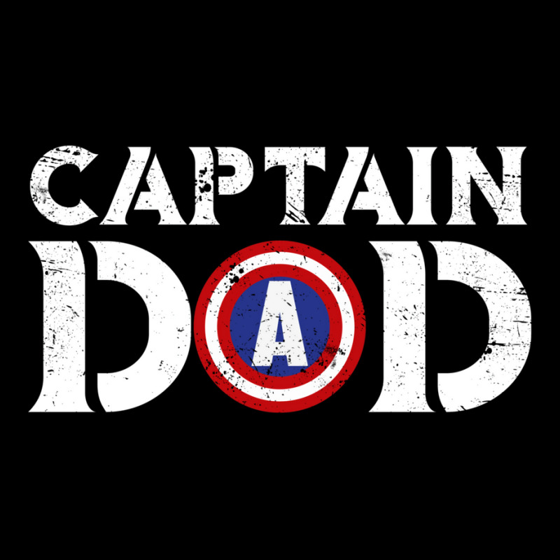 Captain Dad Fathers Shirt American Flag Pocket T-shirt | Artistshot