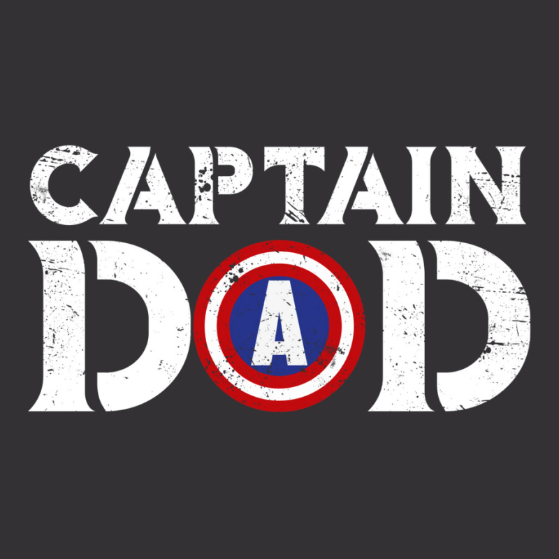 Captain Dad Fathers Shirt American Flag Vintage Short | Artistshot