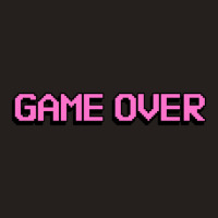 Game Over Video Game - Light Pink Text 1 Tank Top | Artistshot