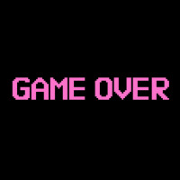 Game Over Video Game - Light Pink Text 1 Unisex Jogger | Artistshot