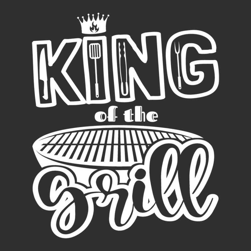 King Of The Grill Bbq Grilling Outdoor Cooking Quo Champion Hoodie by strosesimonsf | Artistshot