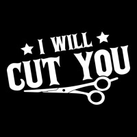 I Will Cut You Hairstylist Barber 80s Zipper Hoodie | Artistshot