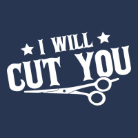 I Will Cut You Hairstylist Barber 80s Men Denim Jacket | Artistshot