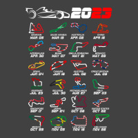 Calendar Formula Race Cars 2023 Circuits Colors Vintage T-shirt | Artistshot