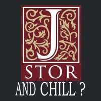 Jstor And Chill    White Crewneck Sweatshirt | Artistshot