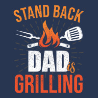 Stand Back Dad Is Grilling Love Men Denim Jacket | Artistshot