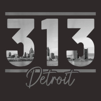 Detroit 313 Area Code Skyline Michigan Vintage T S Racerback Tank | Artistshot