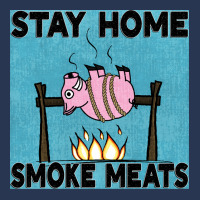 Stay Home Smoke Meats Blue Men Denim Jacket | Artistshot