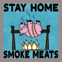 Stay Home Smoke Meats Blue Vintage T-shirt | Artistshot