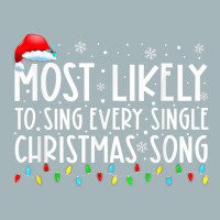 Most Likely To Sing Every Single Christmas Songs F Unisex Sherpa-lined Denim Jacket | Artistshot