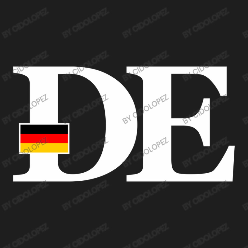 Germany Flag And Country Initials Classic T-shirt by cidolopez | Artistshot