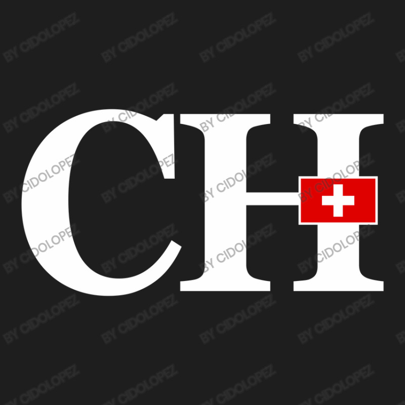 Switzerland Flag And Country Initials Classic T-shirt by cidolopez | Artistshot