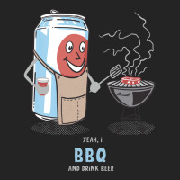 Yeah I Bbq And Drink Beer Cute Novelty Happy Humor 3/4 Sleeve Shirt | Artistshot