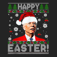 Funny Joe Biden Happy Easter Ugly Christmas Tank T 3/4 Sleeve Shirt | Artistshot