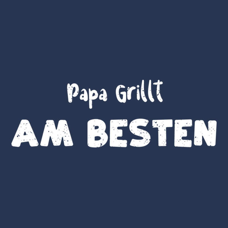 Papa Grillt Am Besten Humor Men Denim Jacket by strosesimonsf | Artistshot