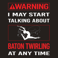 Red Warning Baton Twirling Twirl Twirler Trending Tank Top | Artistshot