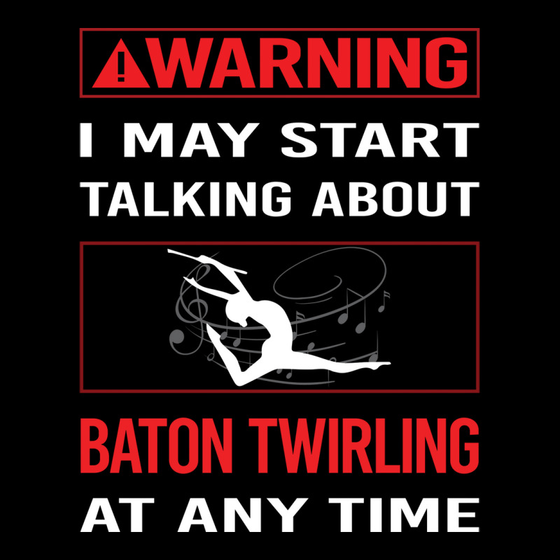 Red Warning Baton Twirling Twirl Twirler Trending V-Neck Tee by strosesimonsf | Artistshot