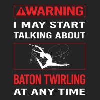 Red Warning Baton Twirling Twirl Twirler Trending 3/4 Sleeve Shirt | Artistshot